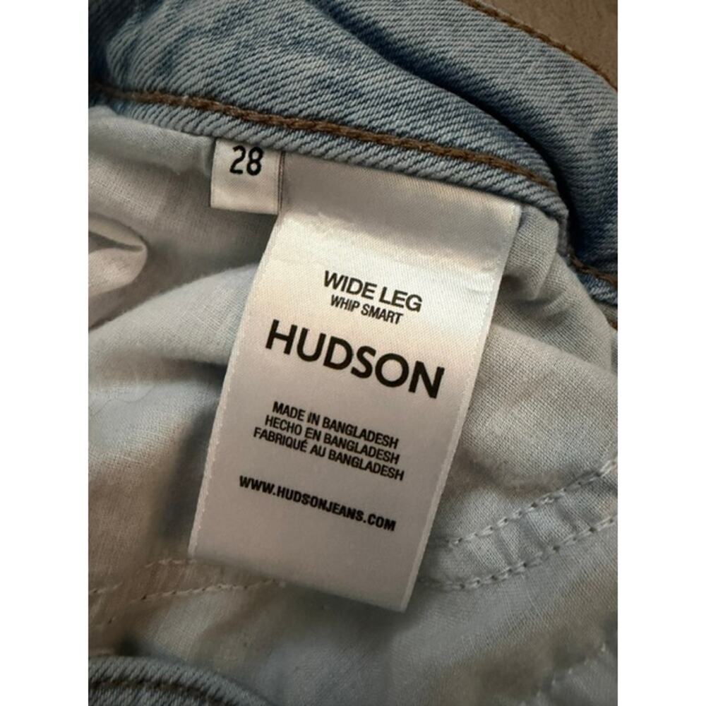 Hudson Jolene Whip Smart High Rise Wide Leg Jeans Size 28 - Picture 7 of 8